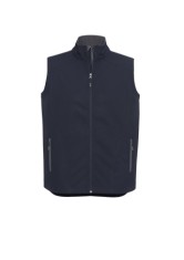 Men's Premium Softshell Vest - Navy/Grey 